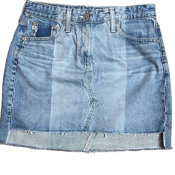 AG  Adriano Goldschmied Jeans Denim Skirt 27 (399) - Picture 7 of 16